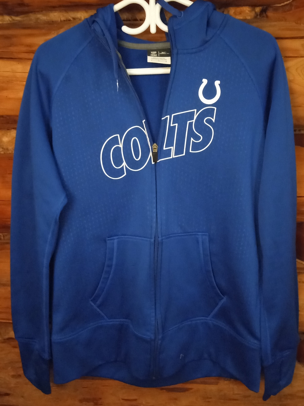 Nike Royal Blue Colts Full-Zip Hoodie